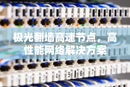 极光翻墙高速节点,高性能网络解决方案
