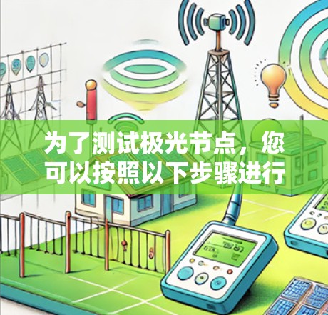 为了测试极光节点，您可以按照以下步骤进行