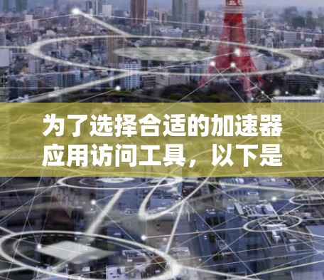为了选择合适的加速器应用访问工具,以下是逐步的分析和决策过程