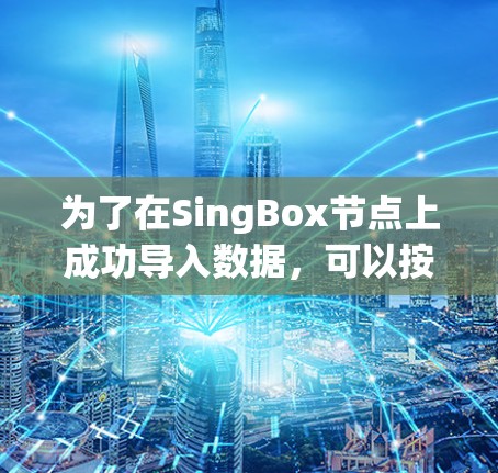 为了在SingBox节点上成功导入数据，可以按照以下步骤操作