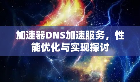 加速器DNS加速服务，性能优化与实现探讨
