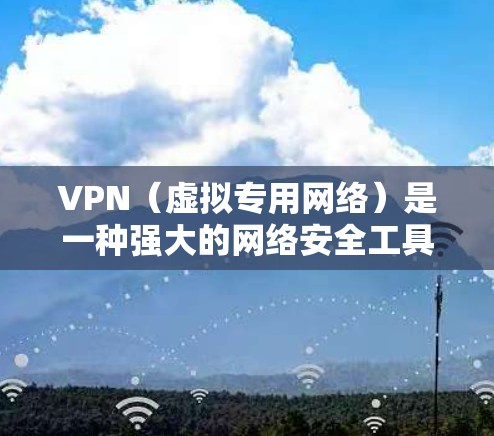 VPN（虚拟专用网络）是一种强大的网络安全工具，能够在公共网络上创建安全的连接，保护数据和隐私。以下是对VPN网络安全服务的详细分析