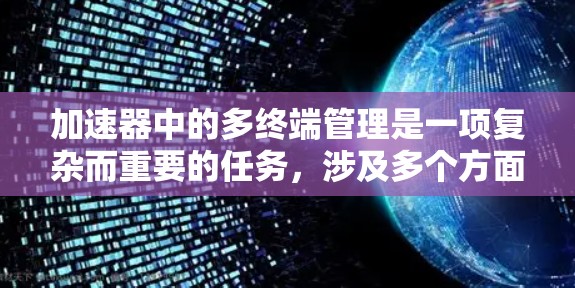 加速器中的多终端管理是一项复杂而重要的任务，涉及多个方面的考量和解决方案。以下是对这一问题的详细分析和总结
