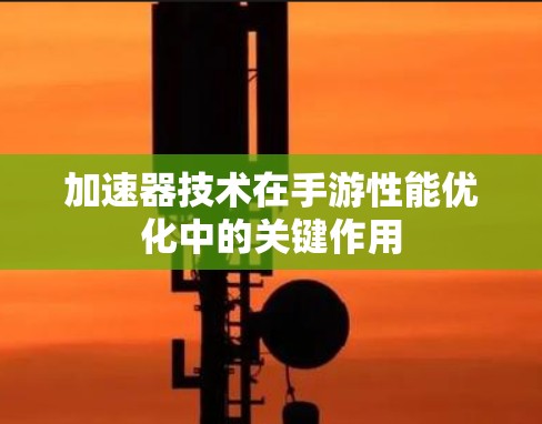 加速器技术在手游性能优化中的关键作用