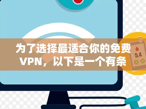 为了选择最适合你的免费VPN,以下是一个有条理的指南,帮助你权衡不同选项并做出明智的决定